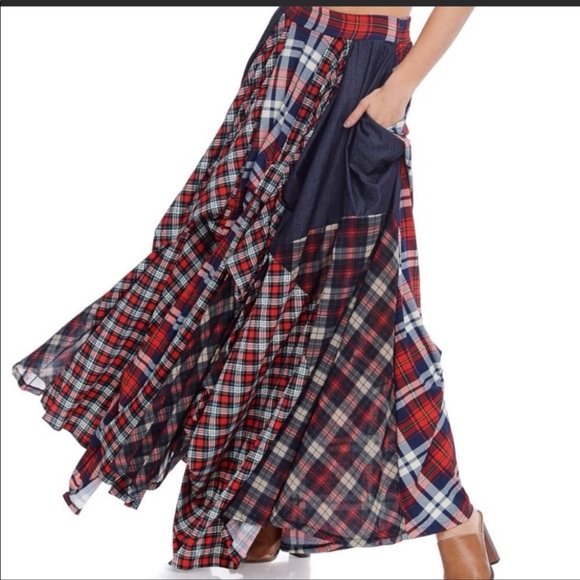 TOV Holy Dresses & Skirts - COPY - TOV Holy Plaid Maxi Skirt